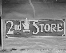 Morgan City, Louisiana 2nd hand store sign Vintage Old Photo 8.5 x 11 Reprints picture