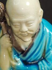 Asian Man carrying sticks,ceramic blue and white 7 