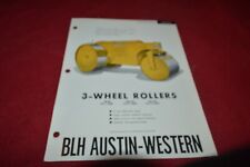 Austin Western 3W-83 3w-102 3W-122 Roller Brochure FCCA picture