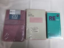 3 Pr Vintage NOS Pillowcases- 2 Standard / 1 King Rose Pink Cream picture