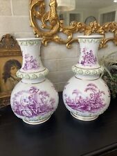Beautiful Pair of Meissen Porcelain Vases  picture