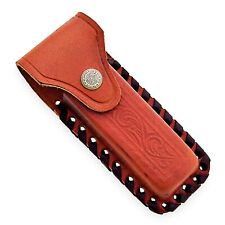 AishaTech Hand Stitched  Leather Sheath With Laces 4 inch  ATLS-503 picture