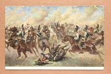 🐎War 1812 BORODINO Battle Horses. Death. Tsarist Russia RICHARD postcard 1909s picture