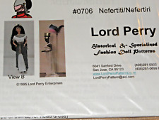 Lord Perry Fashion Doll Pattern NEFERTITI / NEFERTIRI #0706 picture