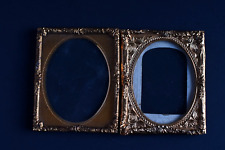 Set of 2 Antique 1800s Daguerreotype Gilt Frames 2