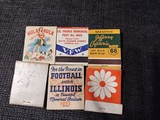 Lot Of 6 Vintage Matchbooks 1950s-70s picture