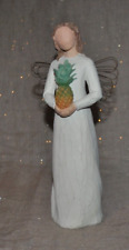 DEMDACO Willow Tree Figurine WELCOMING ANGEL w/PINEAPPLE Sue Lordi 2002  8.25