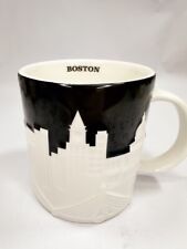 Starbucks Boston 3D City Skyline Trolley 2012 Ceramic 16oz Coffee Mug picture