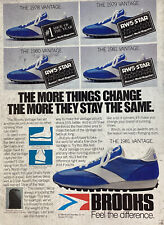 Brooks Sneaker Print Ad Original Vintage 1981 Rare Vantage Running Hanover PA picture