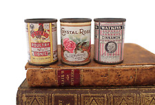 Vintage Watkins Miniature Cans Poutlry Tonic Cinnamon Crystal Rose Advertisment picture
