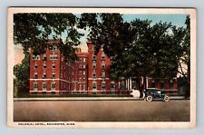 Rochester MN- Minnesota, Colonial Hotel, Advertisement, Antique Vintage Postcard picture