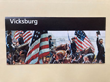 Vintage 2011 VICKSBURG CIVIL WAR NATIONAL PARK UNIGRID BROCHURE Grant Mississipi picture