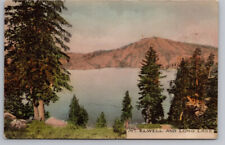 Postcard CA Mt Elwell And Long Lake Plumas Natl Forest Sierra California UNP picture