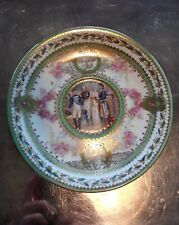 Rare Antique porcelain plate Napoleon 1er a Tilsit,Count Thun-Hohenstein factory picture