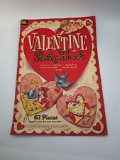 1955 DELL Comics Valentine's day Party Book fun craft Vintage cut-out Activity picture