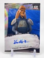 2022 Topps Star Wars Galaxy Robin Atkin Downes As Cham Syndulla Auto /150 picture