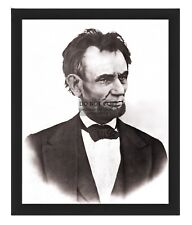 PRESIDENT ABRAHAM LINCOLN DISPUTED LAST PHOTOGRAPH 1865 8X10 FRAMED PHOTO picture