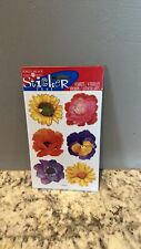 Sealed vintage American greetings forget me not flower stickers sunflower daisy picture