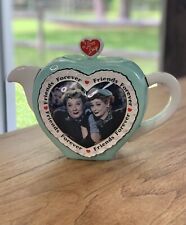 I Love Lucy Cookie Jar Friends Forever Ceramic Teapot Lucy & Ethel #2990 picture