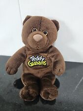 Vintage 2000 Teddy Grahams Plush Bean Bag Bear Chunky Chocolate Stuffed Animal picture