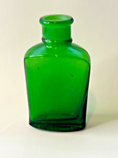 Antique Colgate & Co. New York Cir 1890 Emerald Green Glass Bottle NO Stopper picture