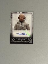 2020 Topps Star Wars The Rise of Skywalker S2 - Auto Tom Wilton - Aftab Ackbar picture