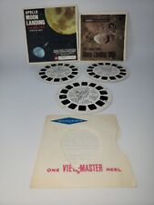 Rare B663 NASA's Apollo Project Moon Landing 1969 viewmaster Reels Packet Set picture