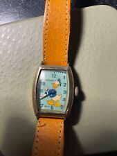 1947 Ingersoll US Time Donald Duck Wind Up Wrist Watch Original picture