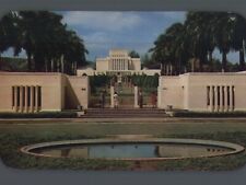 Mormon Temple Oahu Hawaii Vintage Postcard picture