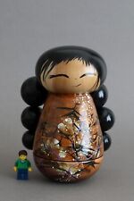 Exceptional large wood kokeshi doll by Hodson Kokeshi - Jennista picture