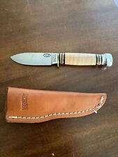 Vintage Marbles Gladstone RW Loveless Approved Wood Handle Knife 7.5” picture