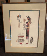 Vintage Geraldine Gutierrez lithograph Native American Signed And Numbered picture