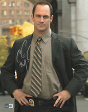 CHRISTOPHER MELONI SIGNED AUTOGRAPH 11X14 PHOTO BECKETT BAS COA LAW & ORDER picture