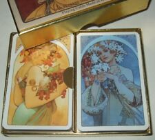 Mucha Playing Cards Two Decks VTG picture