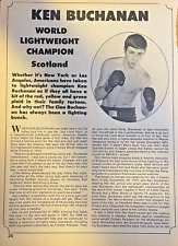 1972 Ken Buchanan World Lightweight Boxing Champion picture