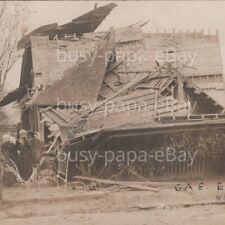 Vintage 1910 RPPC Gas Explosion Accident Disaster Cumberland Maryland Postcard picture