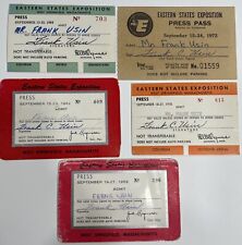 Vintage 1960’s & 1970’s Press Pass Eastern States Exposition Big E picture