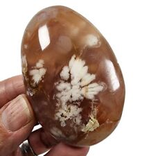 Flower Agate Palm Stone 78.5 grams picture