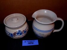 Vintage Marshall TX POTTERY Creamer Sugar Bowl with Lid SET picture