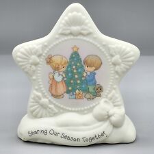 Vintage 1996 Precious Moments Enesco Star Christmas Musical Plaque  NOT WORKING picture