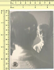 048 1960's Woman Looking at Mirror Abstract Surreal Lady Portrait vintage photo picture