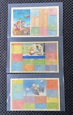 3 Postcards A Busy Aviator's & Person’s Correspondence Cards Unused Cartoon picture