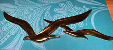 vintage syroco seagulls birds in flight Large 48” wall decor Brass Gold Tone picture