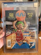 Mad Magazine #352 Issue 1996 Super Rare CGC 6.5 Signed By Dennis Rodman Wow Auto picture
