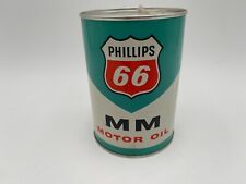 Vintage Philips 66 MM Motor Oil 1 Quart Can Sealed Full picture