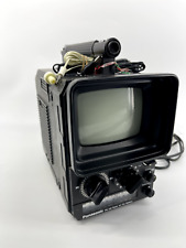 Vintage Panasonic Solid State Portable TV / AM/FM Radio Model TR-555R - Working picture