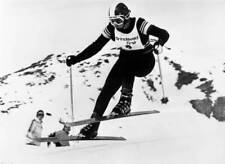 Austrian skier Annemarie Proell action her way to winning down- 1972 Old Photo picture