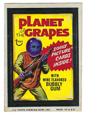 1974 Topps Wacky Packages 11th Series 11 PLANET OF THE GRAPES vg picture