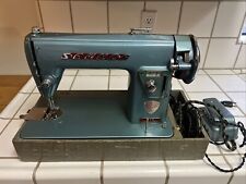 Vintage Sewmor Sewing Machine Style 414 BEAUTIFUL- Original Case picture