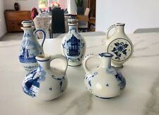 Antique/vintage set of spirit jars (5 pieces), Delft Blue picture